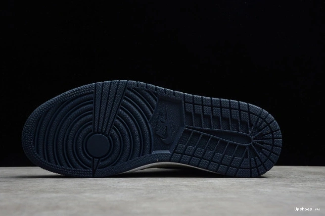 - 555088-140 Jordan Retro High Blue UNC University | OG 1 Obsidian Air 1123